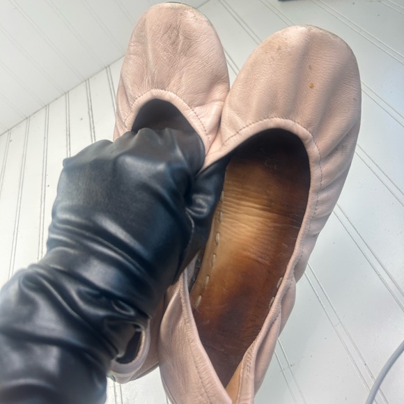 TIEKS by Gavrieli Ballerina Pink Blush Soft Leather Ballet Flats Womenโs Size 9 - Picture 12 of 12